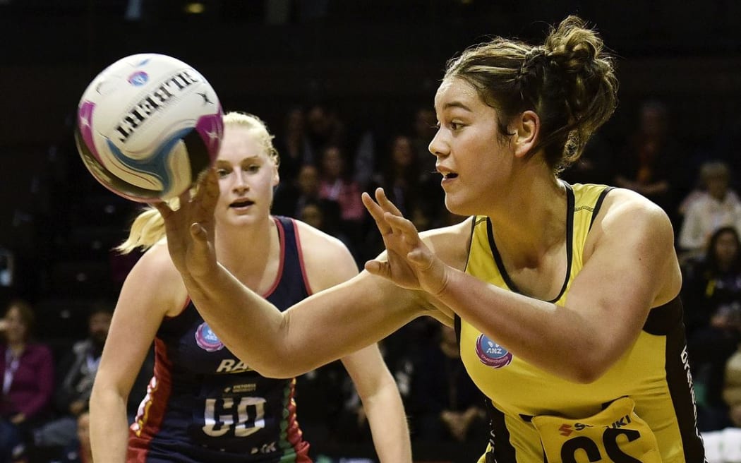 The Pulse's Maia Wilson takes a pass, Wellington on Monday the 04 July 2016. Copyright Photo by Marty Melville / www.Photosport.nz