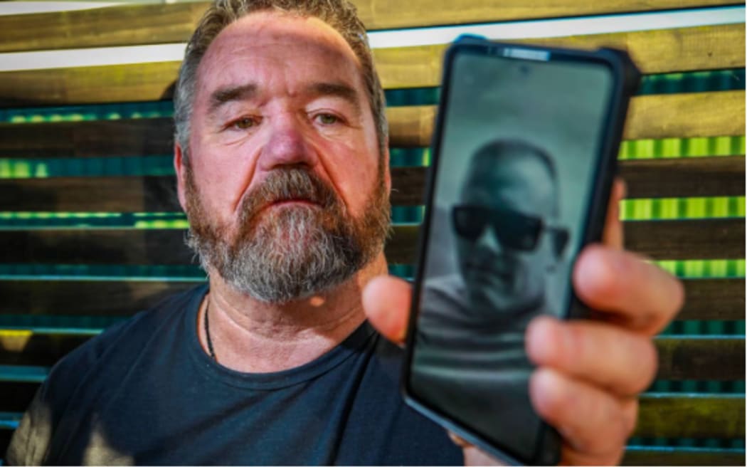 Steve Miller, 58, watched the final moments of his son Daniel’s life as he livestreamed himself wading through flood waters in Wairau Valley during the Auckland Anniversary floods. Photo / Paul Taylor