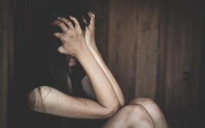 despair rape victim waiting for help, Stop sexual harassment and violence against women, rape and sexual abuse concept.