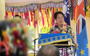 Taiwan (Republic of China) President Lai Ching-te in Tuvalu. 4 December 2024