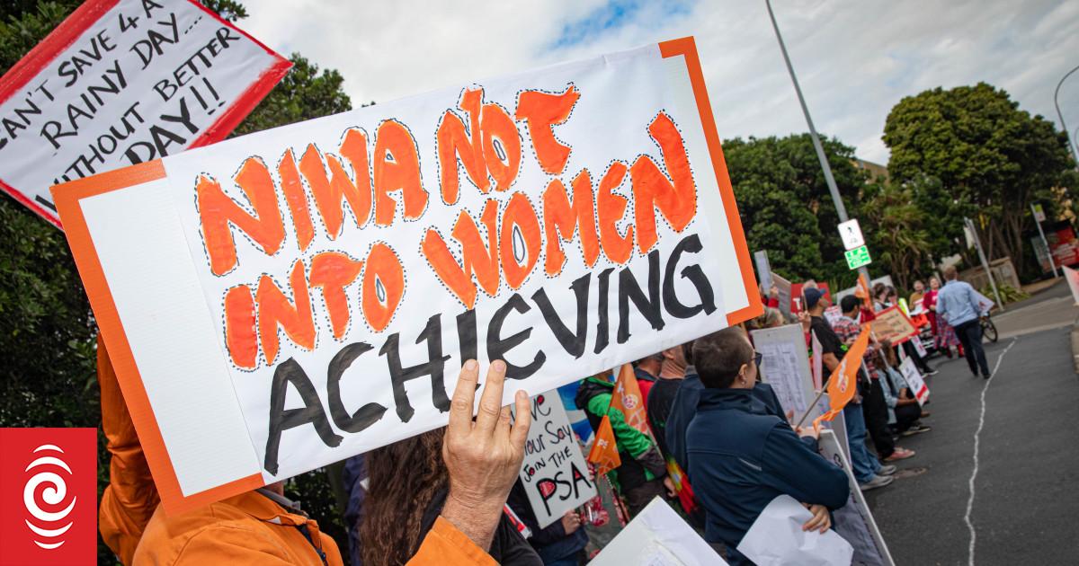'We're calling on NIWA to end that gender pay gap' - union staff protest - Vimarsana News