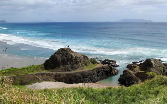 Te Arai Point beach north of Auckland.