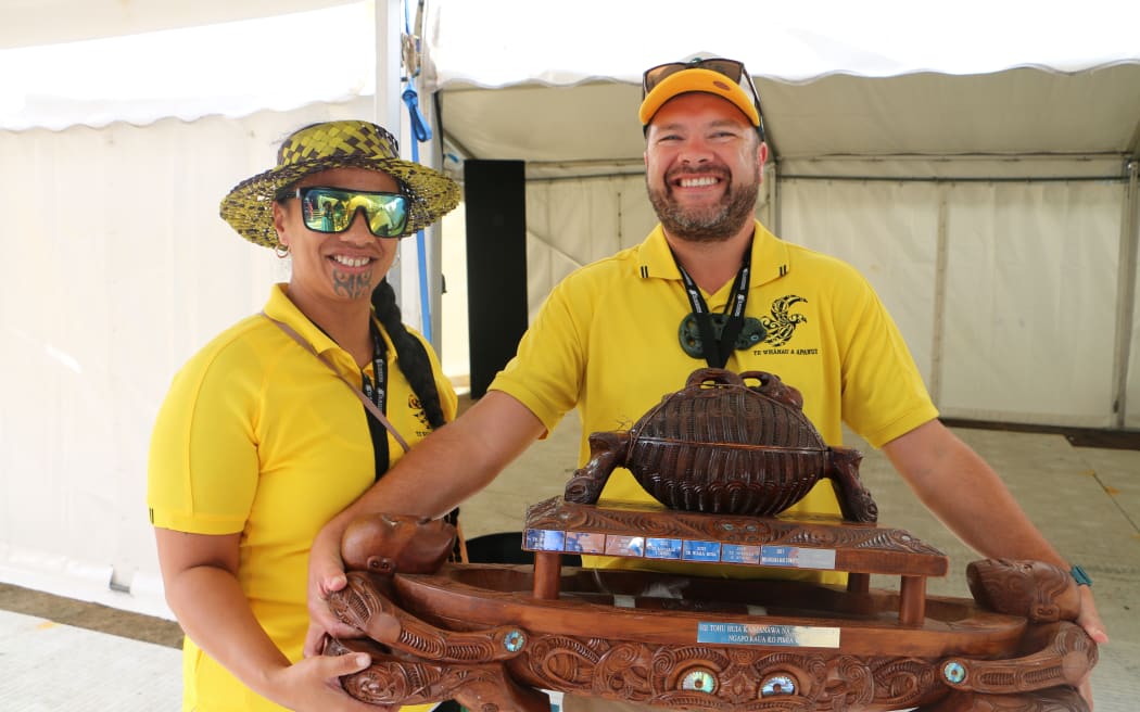 Te WhānauaApanui take Te Matatini kapa haka title RNZ News