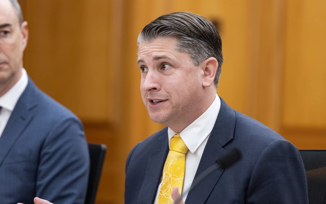 Michael Wood appears before The Education and Workforce Select Committees on his final day as a Minister during the 2023 Estimates Hearings.