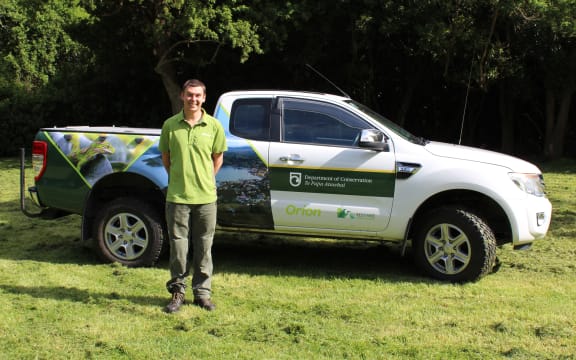 A new possum and ranger truck are roaming Canterbury's Banks Peninsula, to stamp out possums who've learnt to climb concrete power poles.