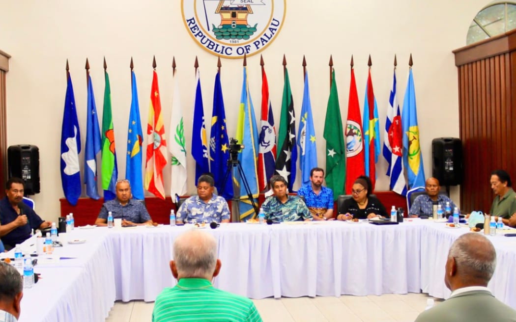 President Surangel Whipps Jr called a leadership meeting to discuss a US Government request relating to hosting third-country nationals seeking asylum in the United States.