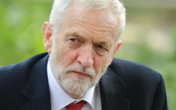 Britain's opposition Labour Party leader Jeremy Corbyn is seen in central London on May 22, 2019.