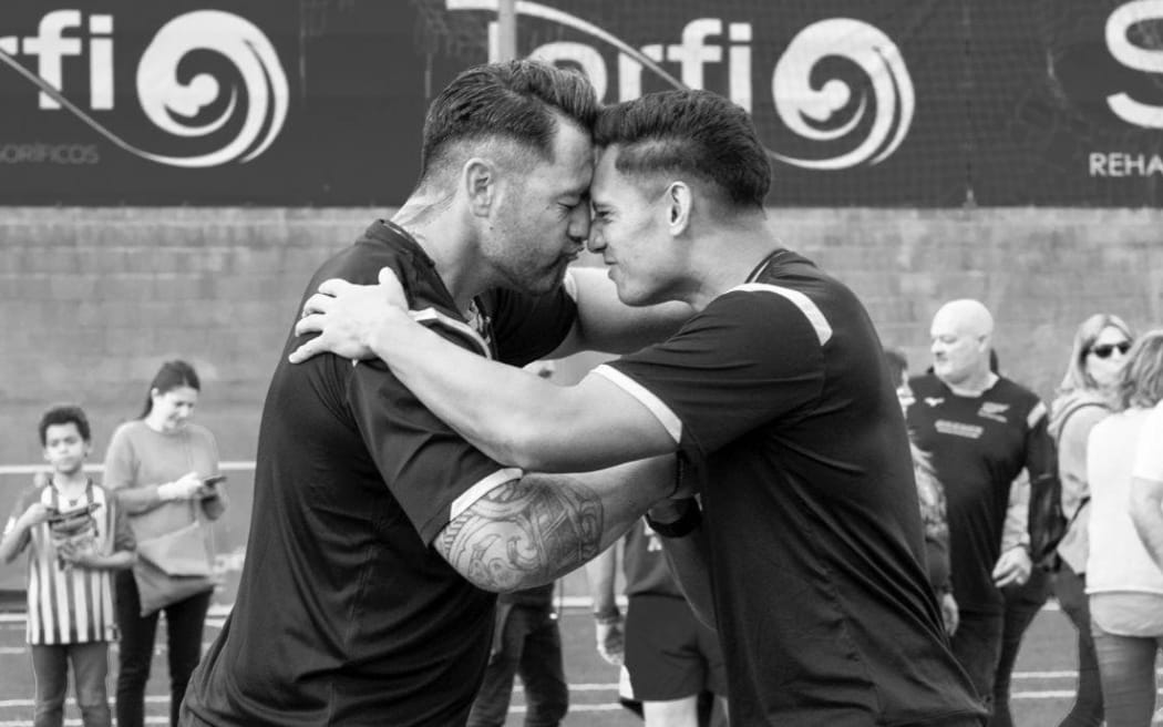 Every camp starts with a kia ora and a hongi