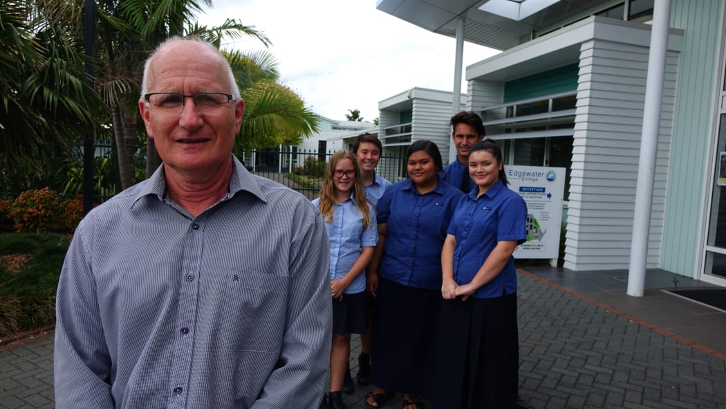 Principal of Edgewater School, Allan Vester