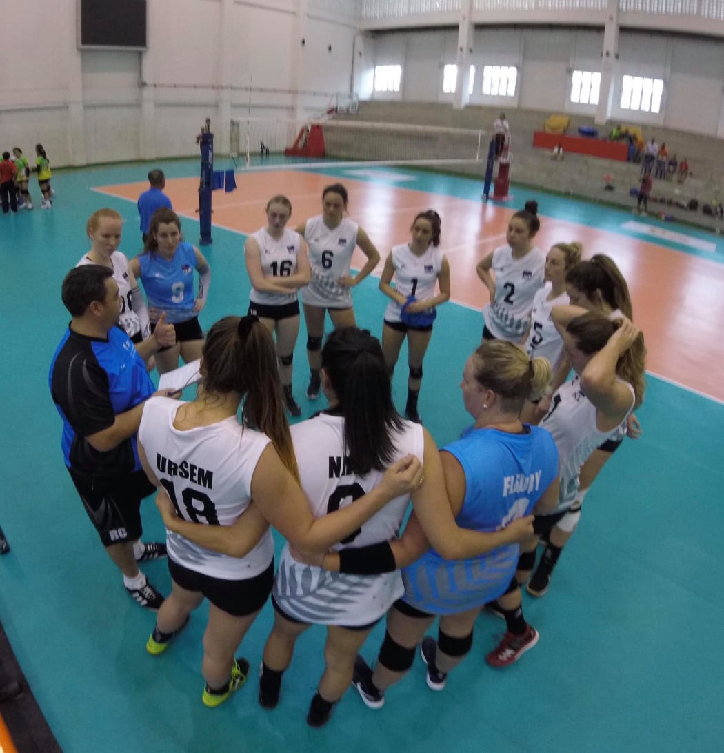 The Volley Ferns following this week's warm up game in Thailand.