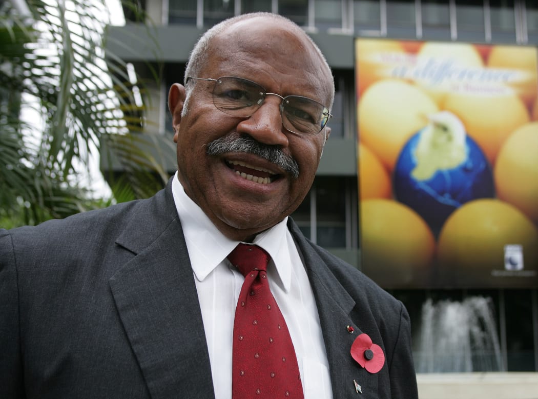 Fiji SODELPA leader Sitiveni Rabuka