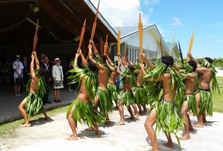 Governor General Dame Patsy Reddy in Niue.