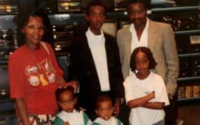 Marie Niwenkunda and her family on their way to New Zealand from Rwanda in 1996