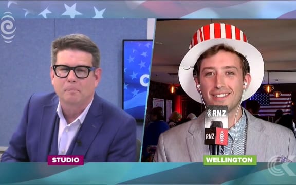 Max Towle reports from US Embassy function in Wellington