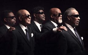 Blind Boys of Alabama (Jimmy Carter 2nd left)