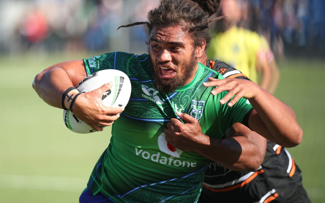 New Zealand Warriors Isaiah Papali'i of the Warriors in the NRL