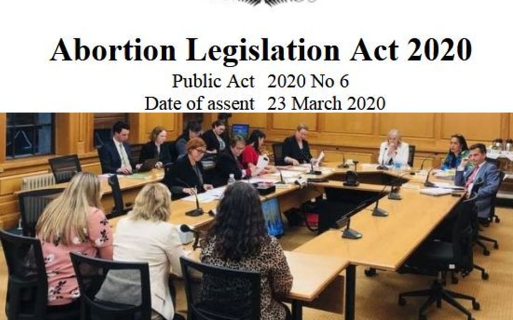 Select committee hearing submissions for what became the Abortion Legislation Act 2020.