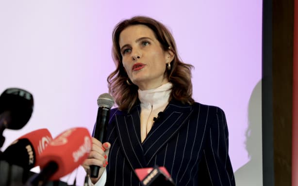 Finance Minister Nicola Willis makes a pre-Budget announcement on cutting public service jobs, on 19 May, 2026.