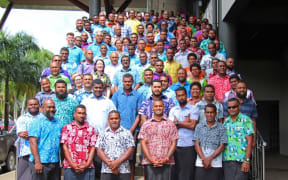 The first group of 172 Fijians leave for Australia's meatworks industry.