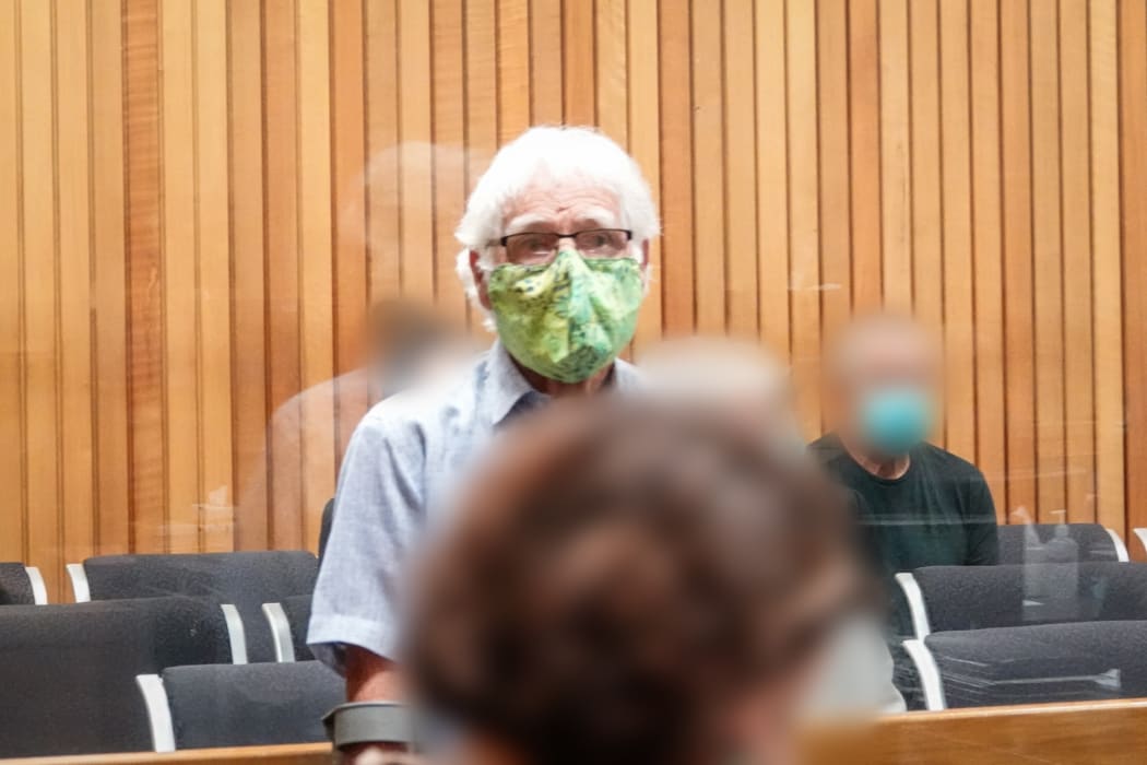 John Richard Corkran appears in the Whanganui District Court charged with ill-treating children at Lake Alice in the 1970s