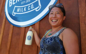 New Plymouth woman Sobranie Ngarin Hunga says she has no qualms about the safety of raw milk.