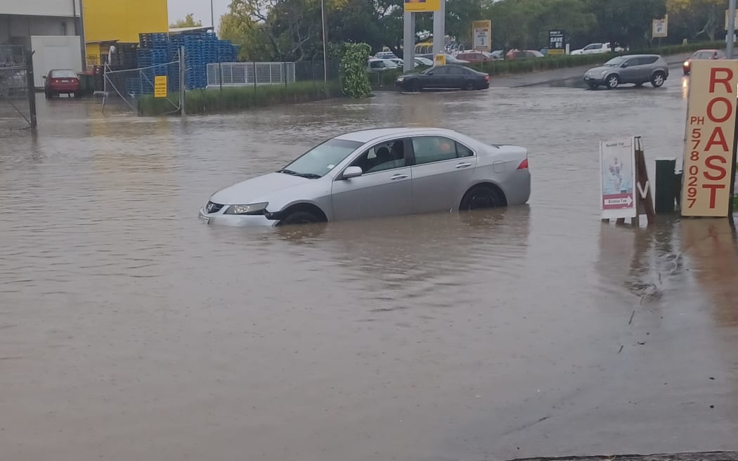 Flooding in Glen Innes on 9 May, 2023.