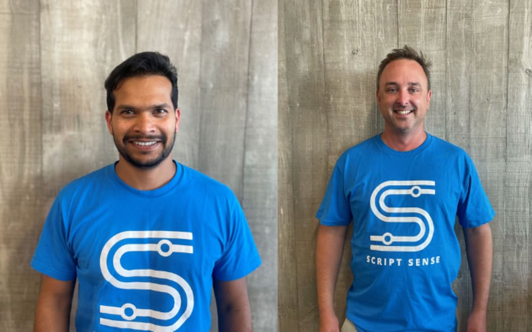 University of Canterbury MBA students Paneet Saini and Kieran Erasmuson have won an international award for their pharmacy management start-up, Script Sense