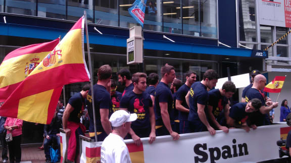 The team from Spain.