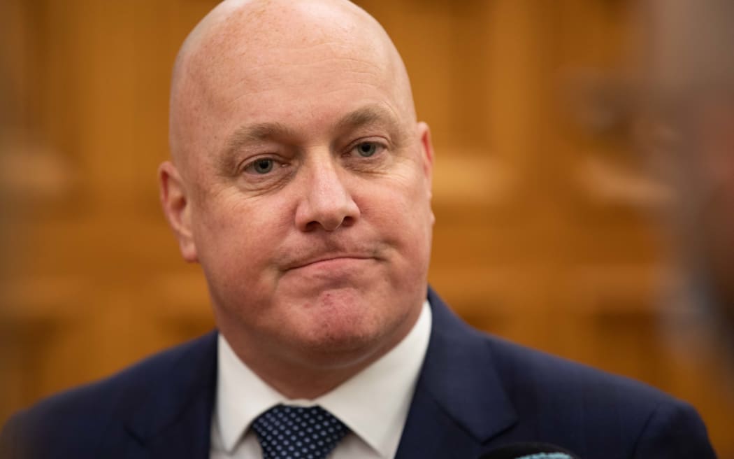 National Party leader Christopher Luxon