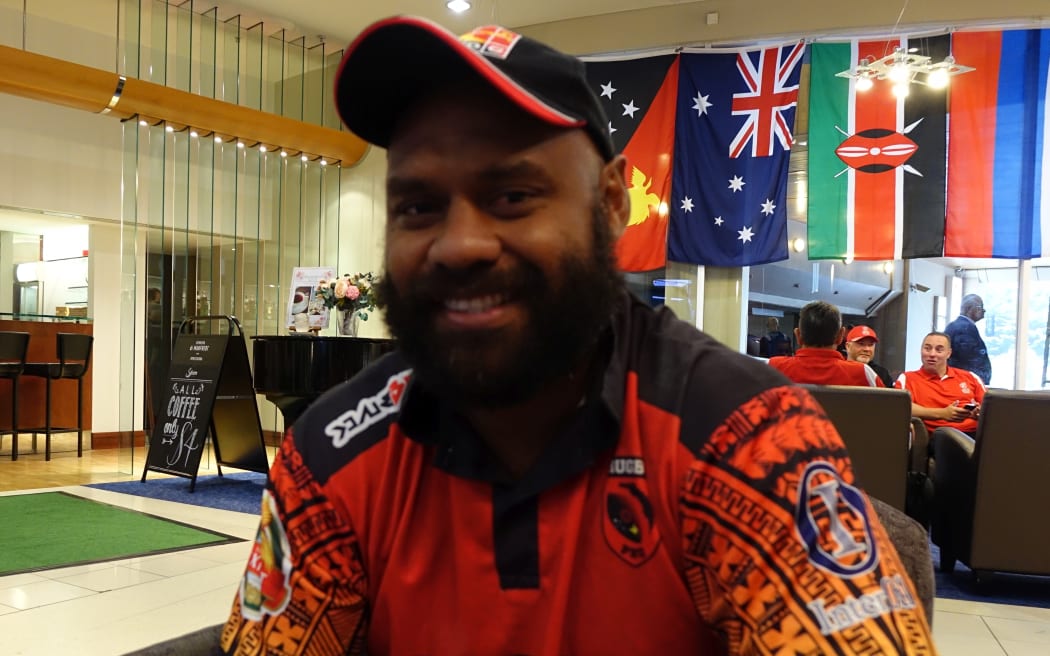 Papua New Guinea sevens coach Dougie Guise.