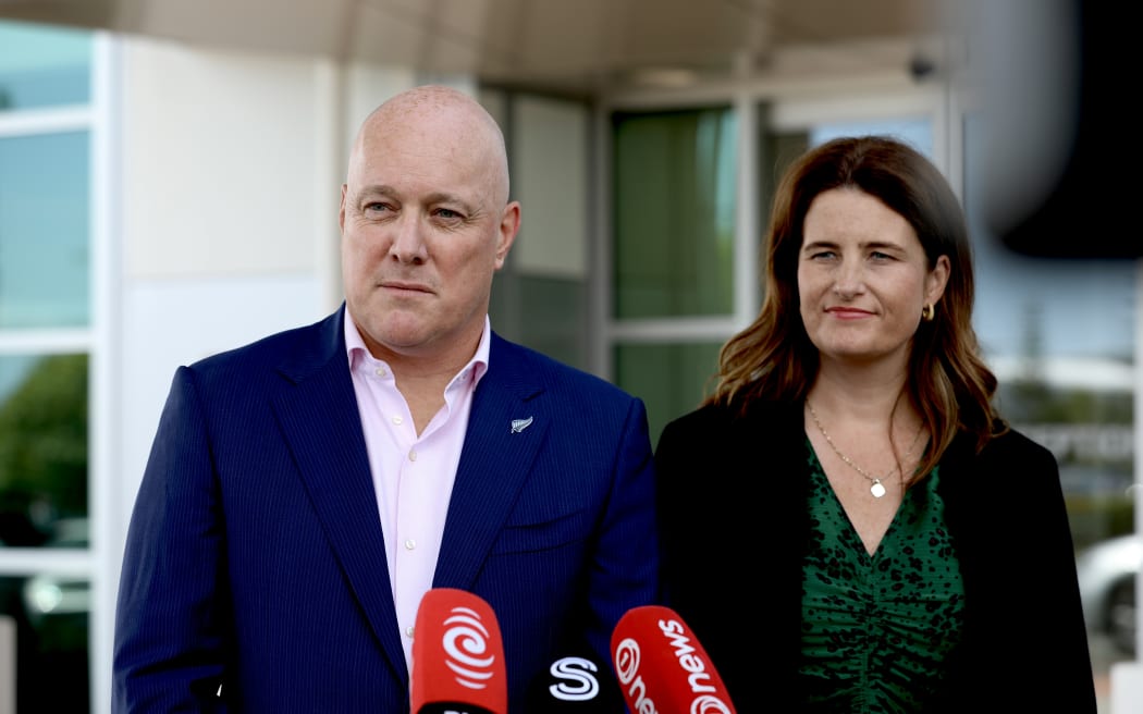 Prime Minister Christopher Luxon and Economic Growth Minister Nicola Willis.