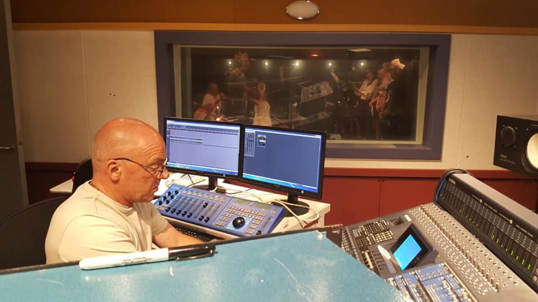 Phil Benge at work with Wellington choir The Doubtful Sounds