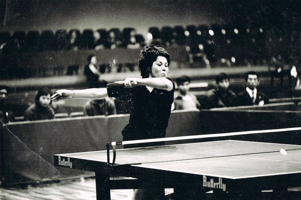 Yvonne Fogarty at Asian Champs in Yokohama 1974