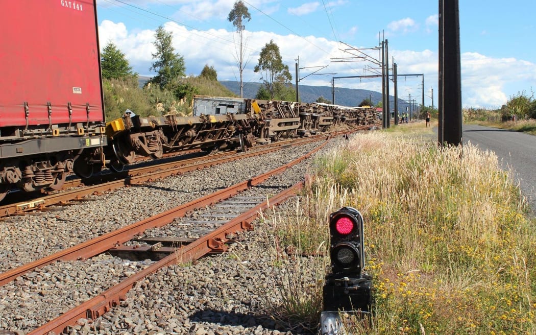 The train derailment at National Park.