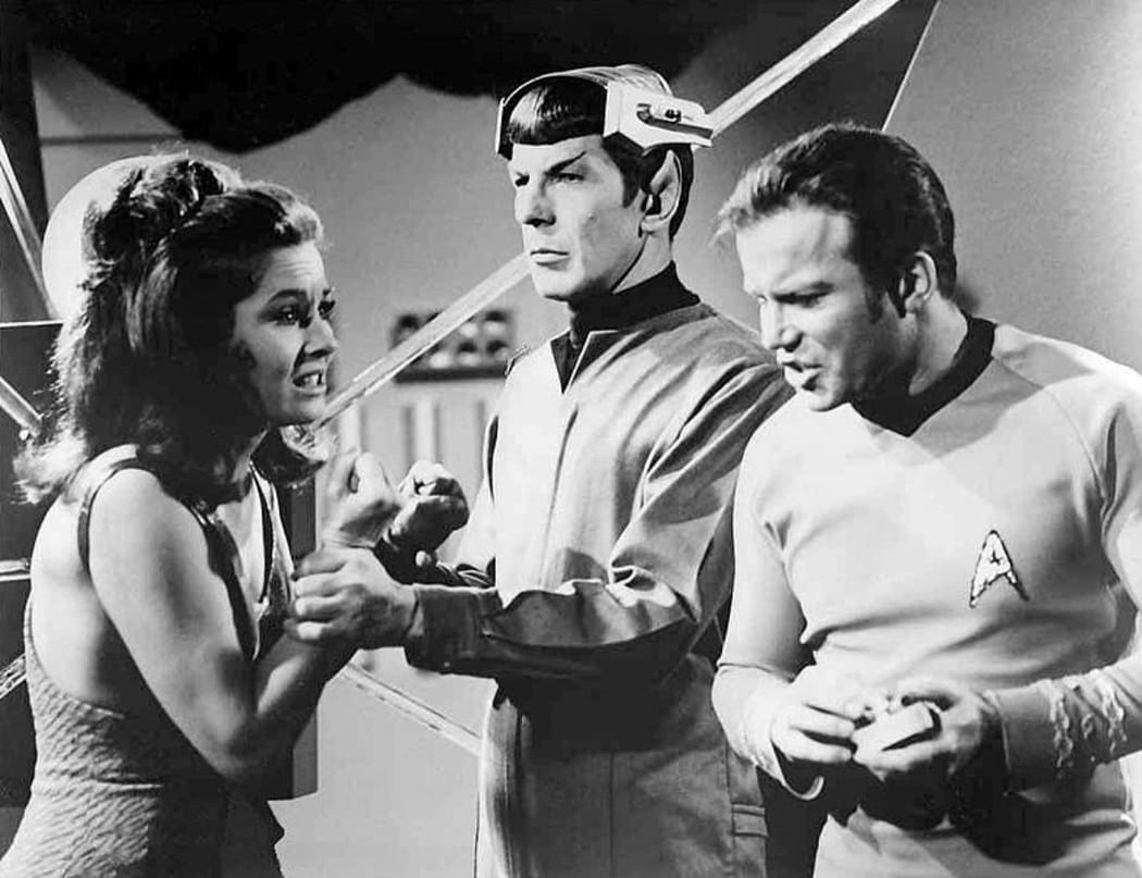 Leonard Nimoy and William Shatner.