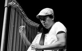 Edmar Castaneda on harp