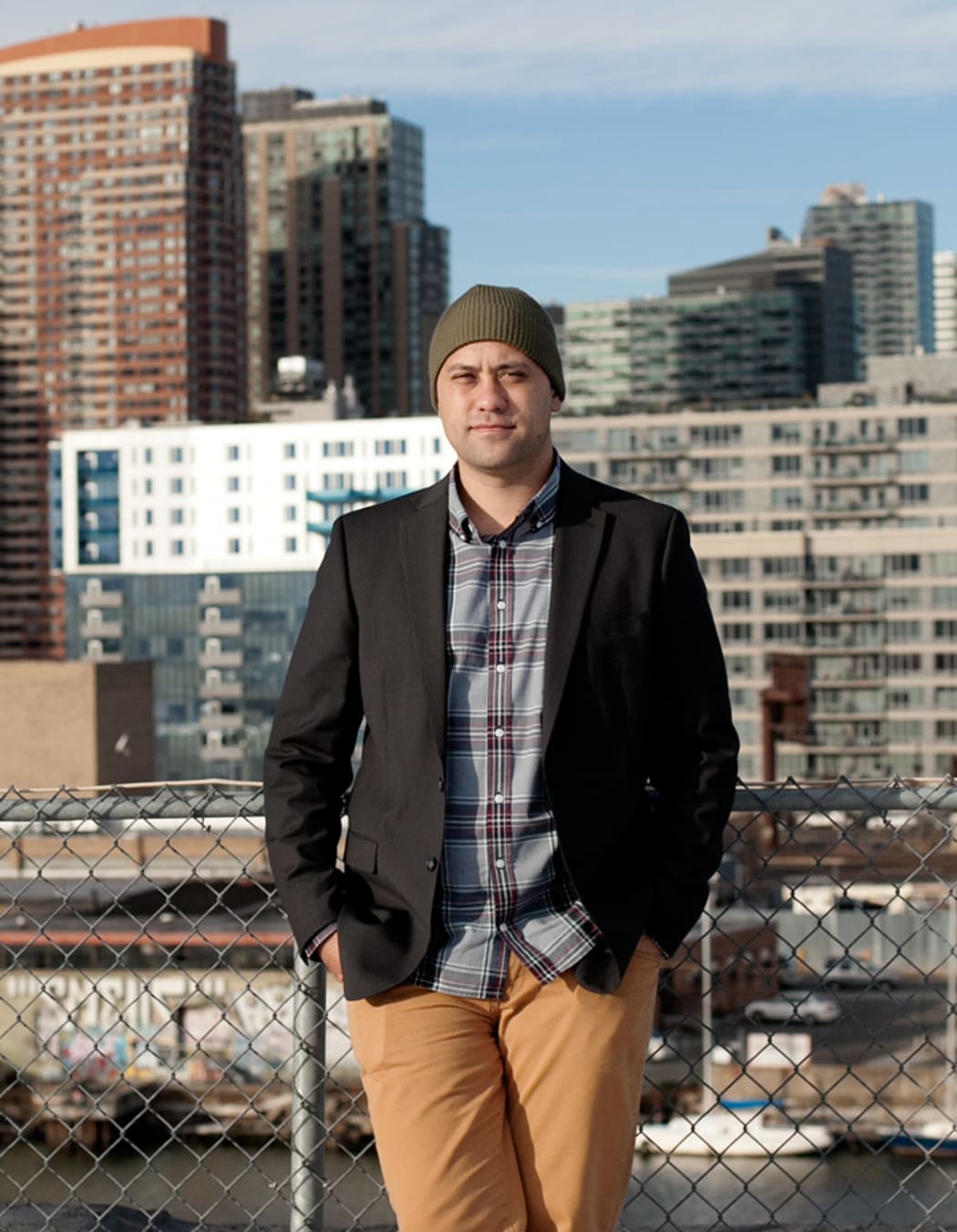 Hone Bailey has started a textile business but also works other jobs such as dancing with a Pacific Island troupe and ushering at Brooklyn Arts and Music.