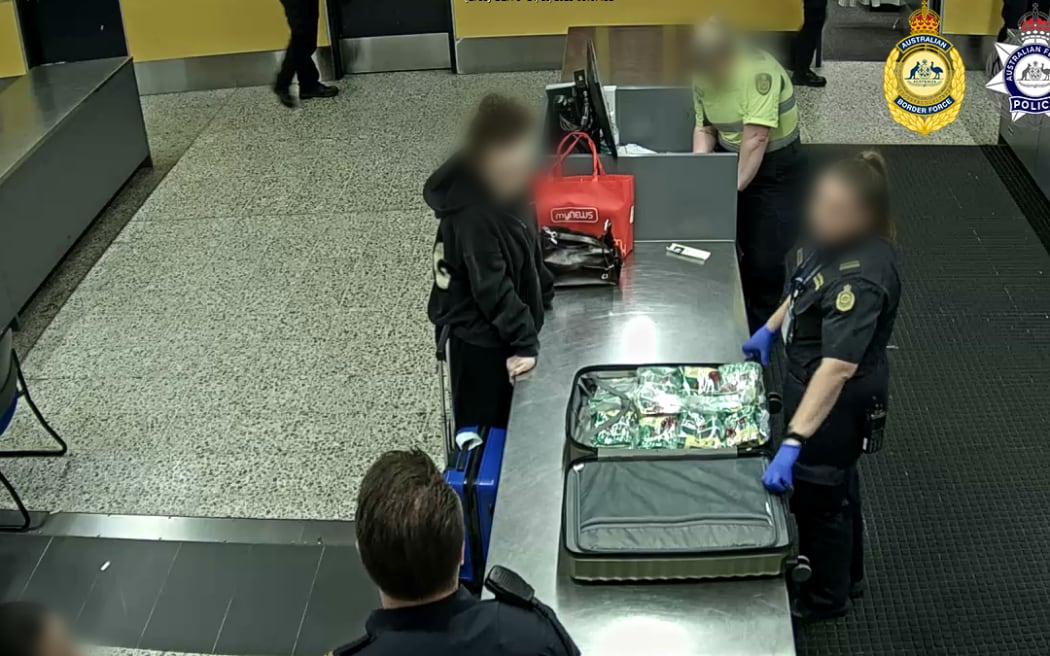 Australian Border Force officers seized 36kg of methamphetamine after selecting two women, both aged 22, for a baggage examination following their arrival on a flight from Malaysia.