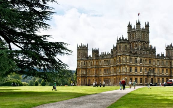 Highclere Castle, where Downton Abbey was filmed