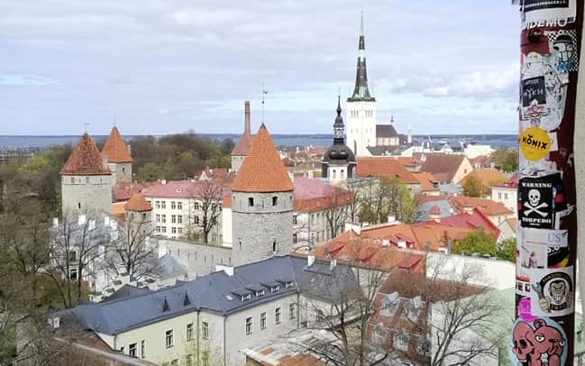 Looking over Tallinn