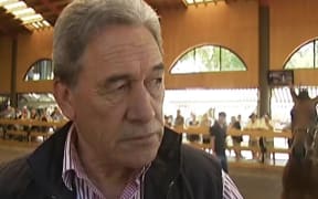 Winston Peters tells Newshub back in January at Karaka he's not "humbugging around" about free-to-air sport.