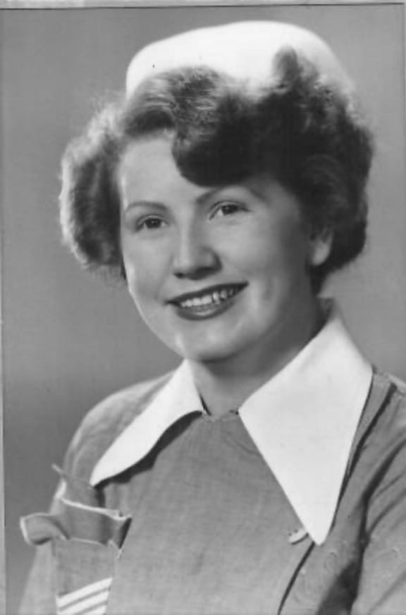 Russell met his future wife Mary when she and a fellow trainee nurse attended a Scottish Society dance.