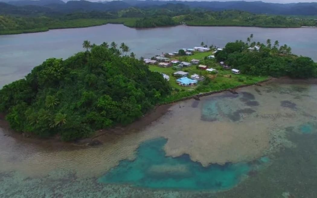 Serua Island, a five-minute boat ride from Fiji's mainland - sits just above sea-level.
