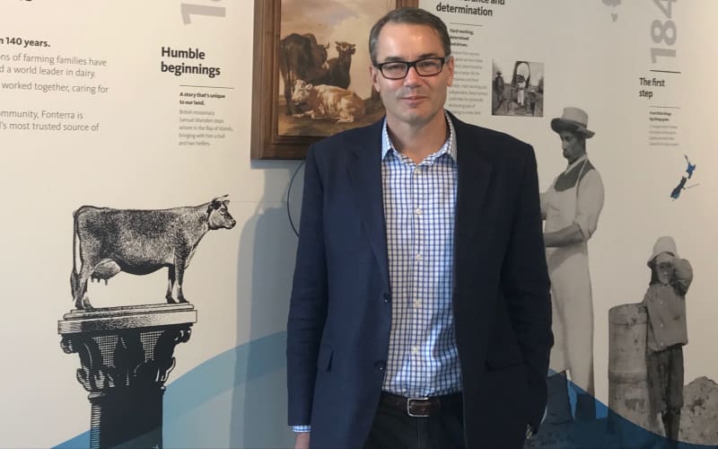 Fonterra group director of global external affairs Simon Tucker.