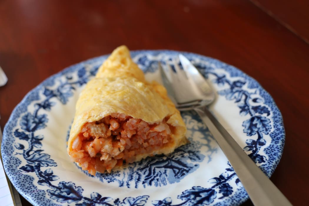 Asian omelette dish