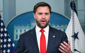 US Vice President JD Vance speaks during the press briefing in the Brady Briefing Room of the White House in Washington, DC, on October 1, 2025. Efforts to bring a quick end to the US government shutdown floundered Wednesday when senators rejected a plan to resolve an acrimonious funding stand-off between President Donald Trump and Democrats in Congress. With the government out of money after Trump and lawmakers failed to agree on a deal to keep the lights on, many federal departments and agencies have been closed since midnight. (Photo by Jim WATSON / AFP)