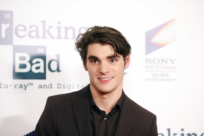 LOS ANGELES, CA - NOVEMBER 25: RJ Mitte attends the "No Half Measures: Creating The Final Season Of Breaking Bad" DVD launch held at Pacific Theatre at The Grove on November 25, 2013 in Los Angeles, California. (Photo by Michael Tran/FilmMagic)
