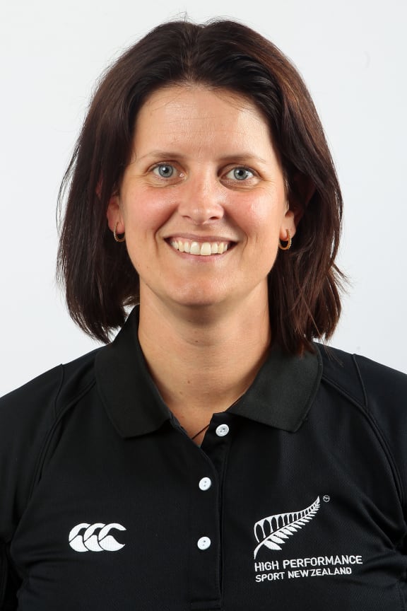 Northern Mystics netball coach Helene Wilson.