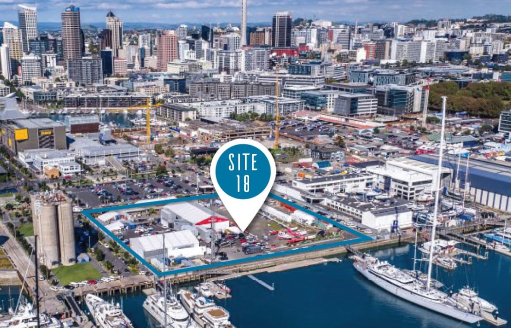 So-called Site 18 is currently shared between Team New Zealand and the marine industry.