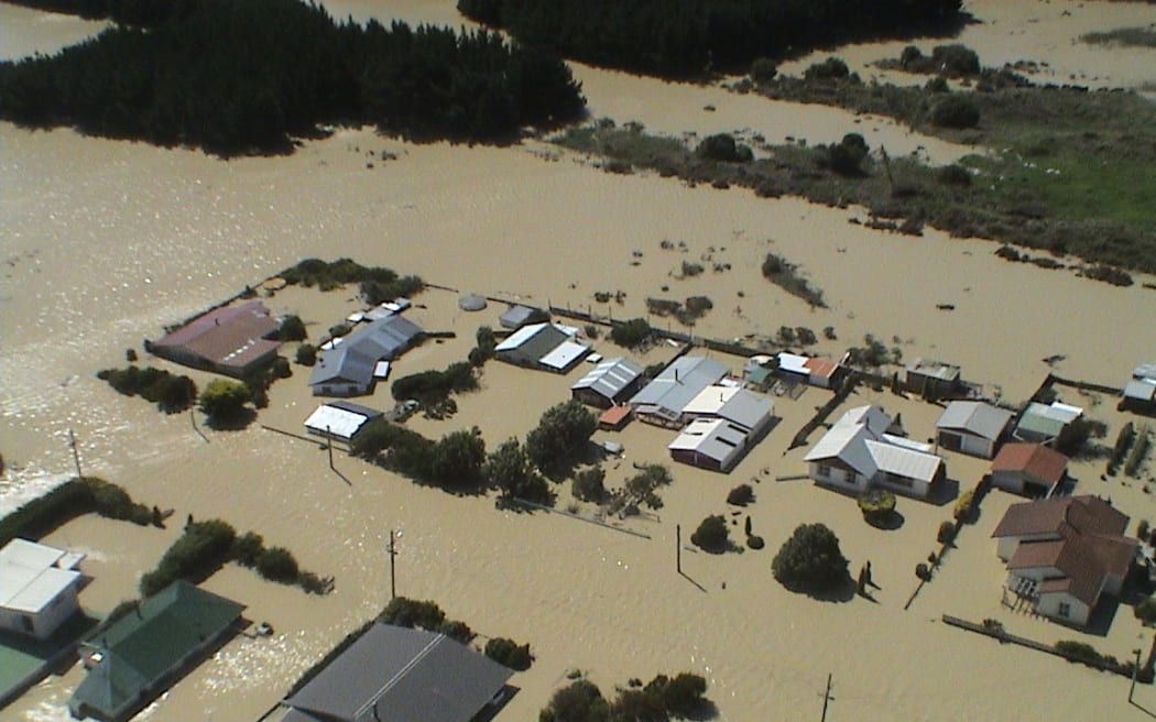 Small towns such as Scotts Ferry were also submerged in the floodwater.
